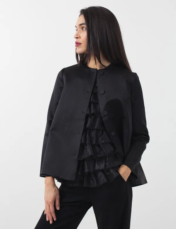 A-Line Jacket Black Color