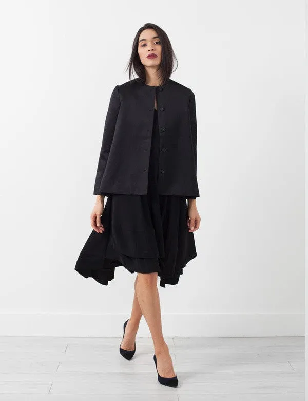 A-Line Jacket Black Color