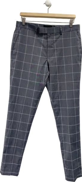 ASOS Grey Check Trousers W32