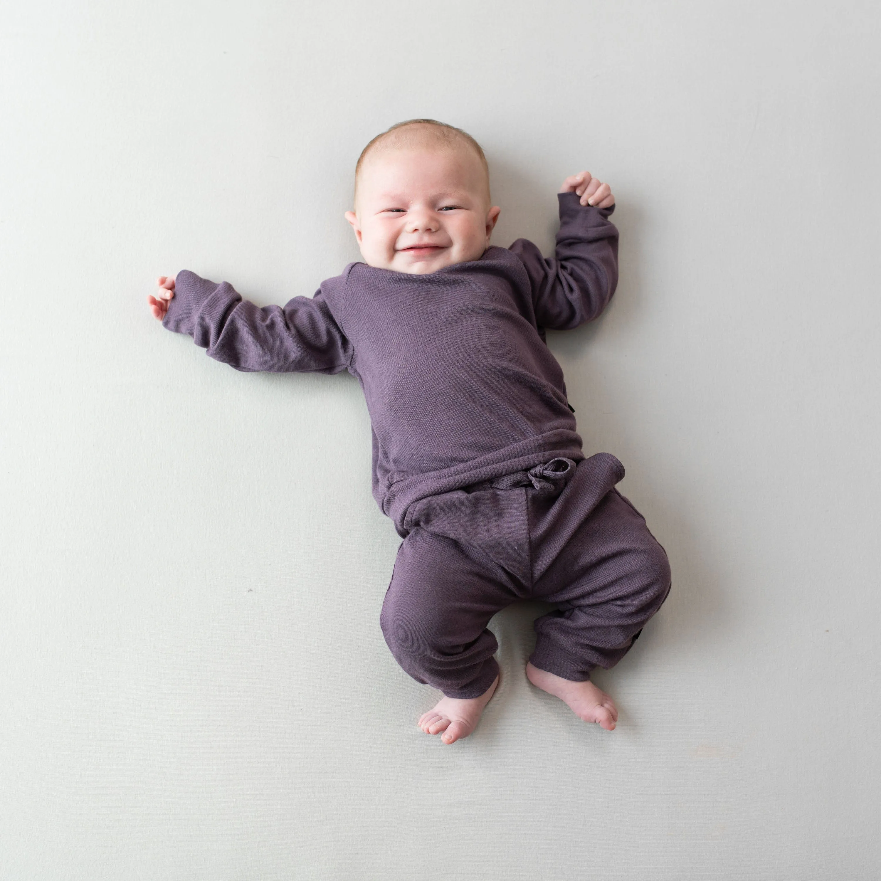 Bamboo Jersey Jogger Set in Currant