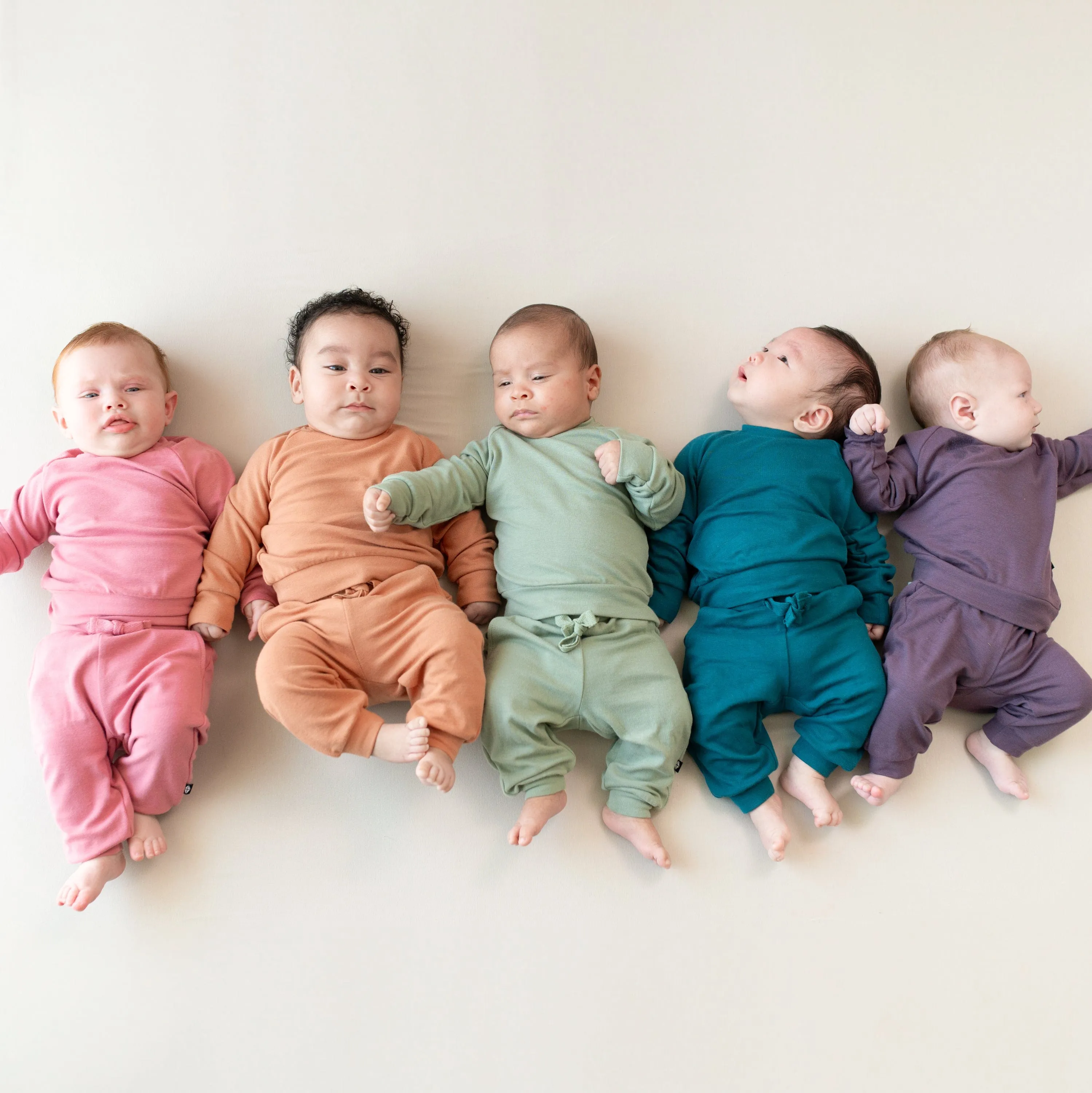 Bamboo Jersey Jogger Set in Currant