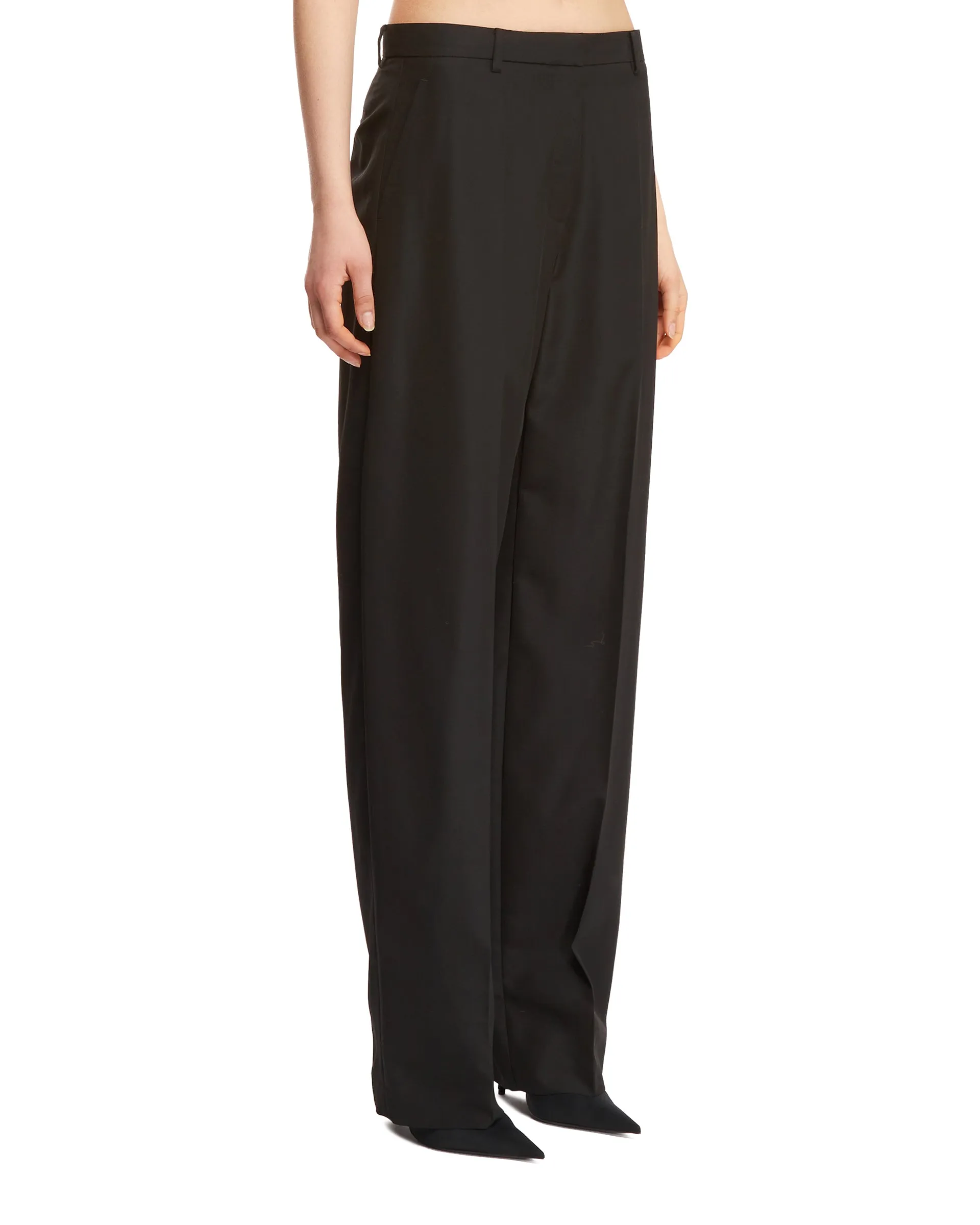 Black Low Waisted Pants