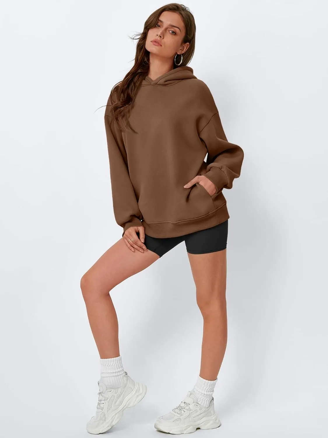 EFAN Womens Oversized Hoodies Sweatshirts Fleece Hooded Pullover Tops Sweaters Casual Comfy Fall Fashion Outfits Clothes 2025