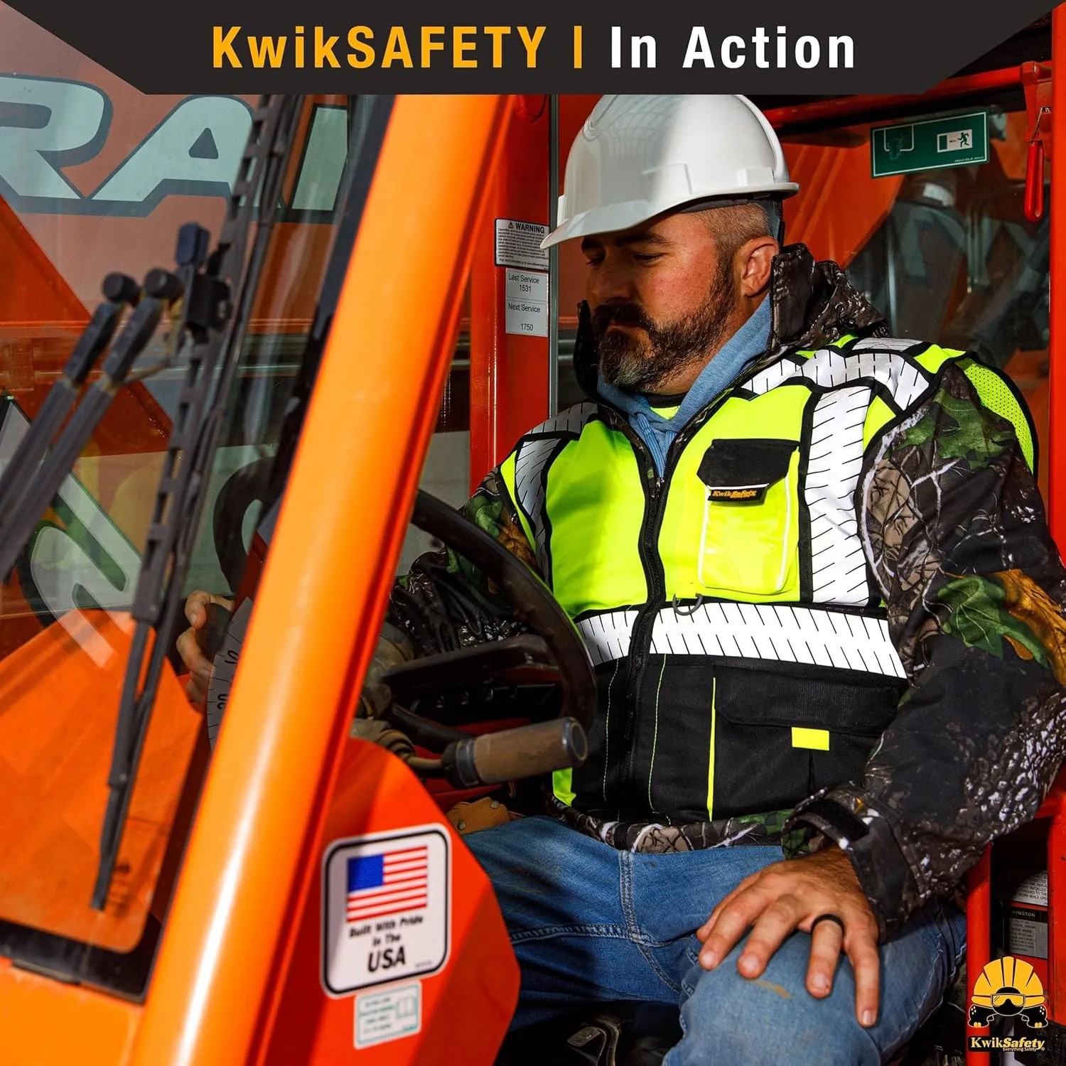 KwikSafety - SHERIFF & SPECIALIST Safety Vest [Multi-Use Pockets] Class 2 Reflective Vest ANSI OSHA Safety Vest for Men