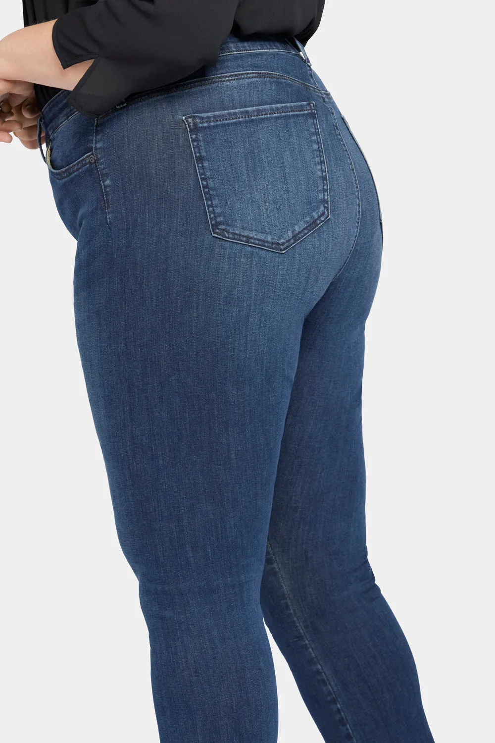 Le Silhouette Slim Bootcut Jeans In Long Inseam Plus Size - Precious