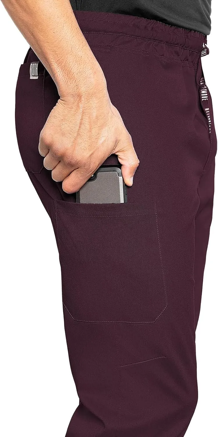 Med Couture Bowen Scrub Jogger Pants for Men - Perfect for Casual Wear and Active Lifestyles MC7777