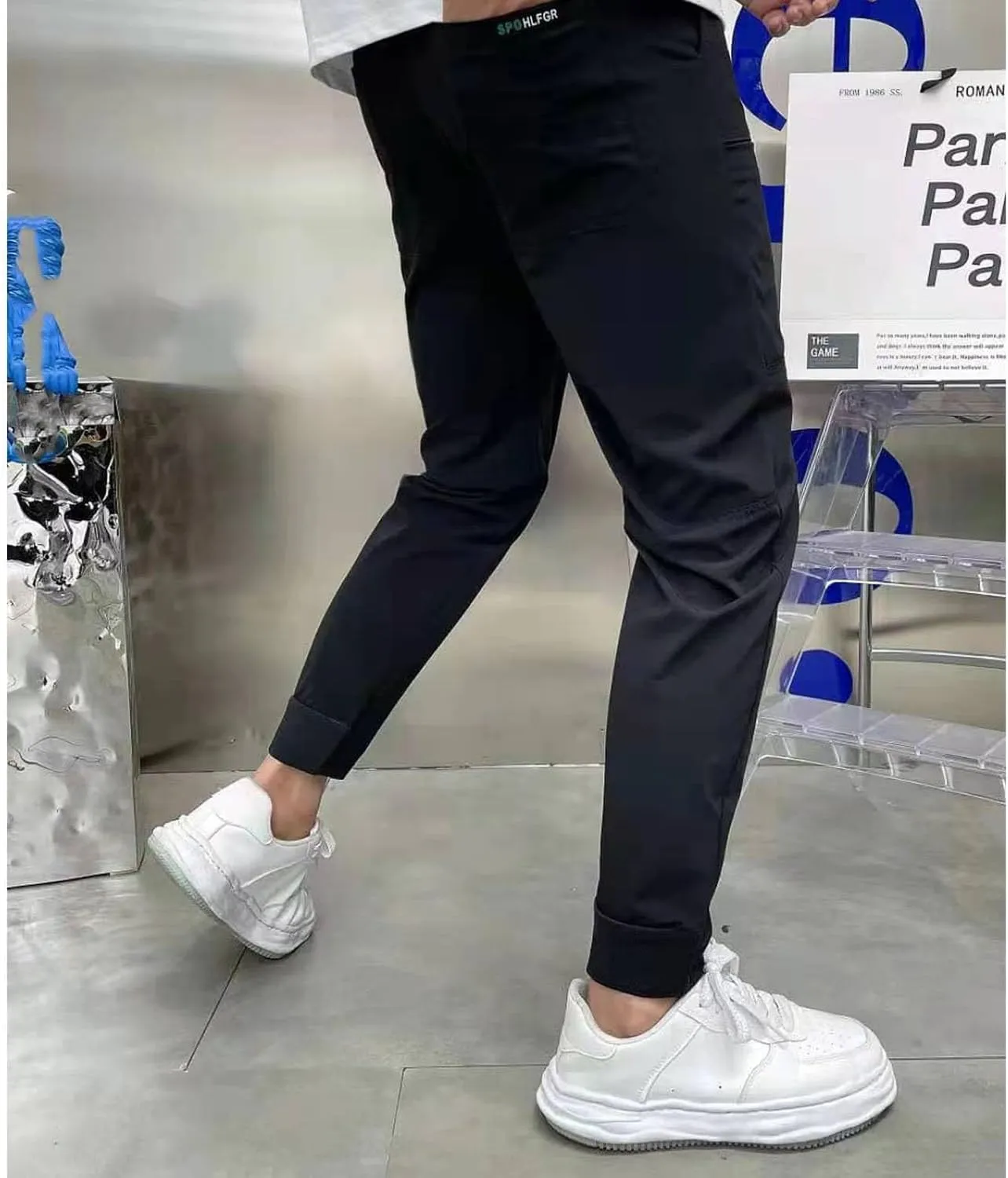 Multipants - High Stretch Multi-Pocket Durable Cargo Pants, MenComfy Drawstring Loose Casual Pants for Everyday Wear