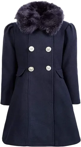 Rothschild Girls' Faux Wool Coats