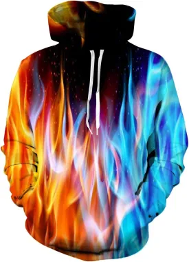 SYAIMN Unisex 3D Printed Hoodies Casual Workout Hoodie Sweater Sweatshirt