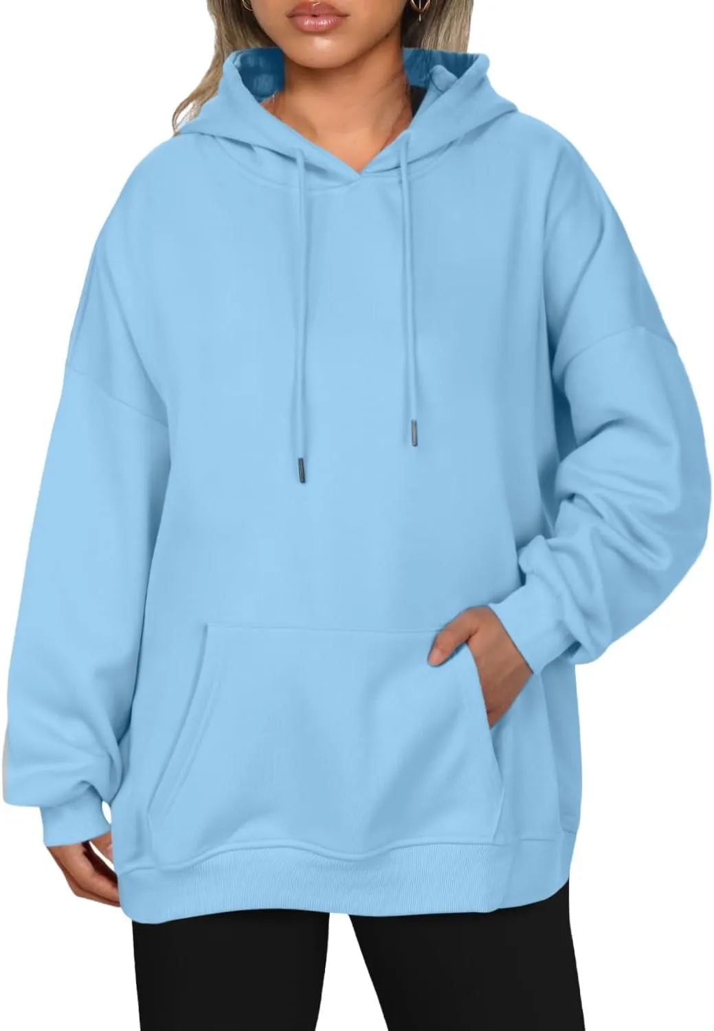 Zeagoo Womens Oversized Hoodies Fleece Sweatshirts Long Sleeve Pullover with Pocket 2024 Fall Winter Outfits Y2k Clothes
